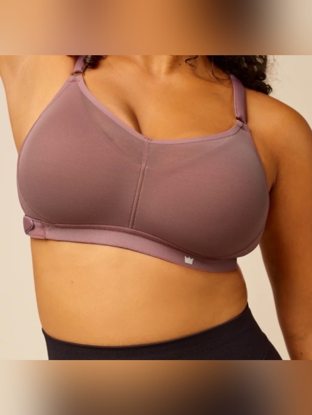 SHEFIT Wireless Support Bra in Mauve Size 3Luxe